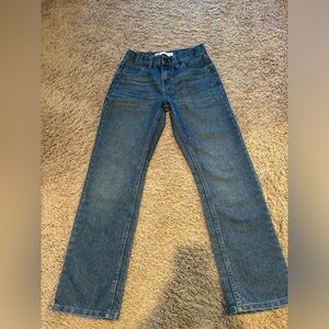 Boys Levi adjustable waist Jeans. Excellent condition. Worn once.